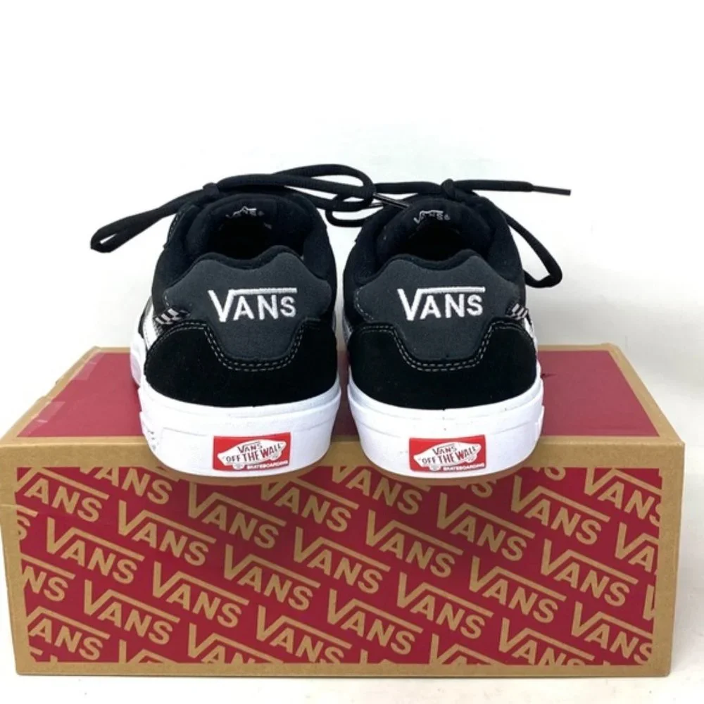 VANS Wayvee Shoes Low Suede Mesh Black Gray Sneakers Skate MENS SIZE 7.0 - Picture 6 of 10